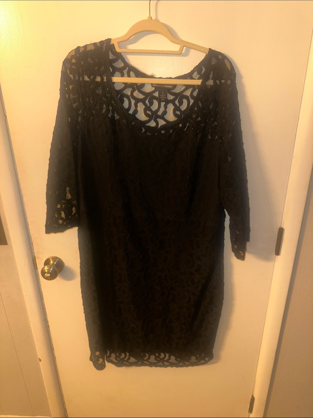 Lane Bryant Lace Long-Sleeve Dress